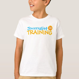 おもしろいカスタム職業名ブルーオレンジ Tシャツ
