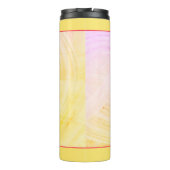 おもしろいカスタム花形写真カラフルテンプレート タンブラー (裏面)