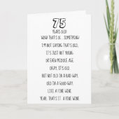 おもしろいカスタム誕生日 カード (正面)