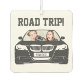 おもしろいカスタム車フォトロードトリップ カーエアーフレッシュナー (正面)