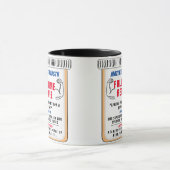 おもしろいカスタム退職ギフトマグ マグカップ (中央)