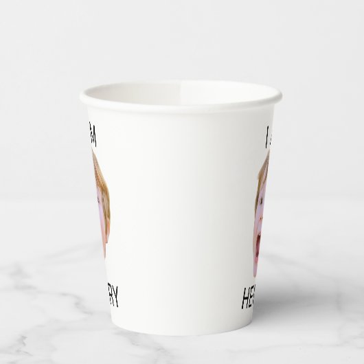 おもしろいカスタム顔カップバースデーパーティーのマッチング 紙コップ (左)