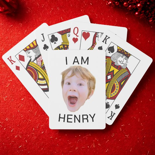 おもしろいカスタム顔カードバースデーパーティーのマッチング トランプ