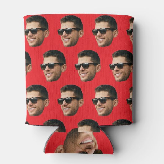 おもしろいカスタム顔クーラーボックス 缶クーラー (裏面)