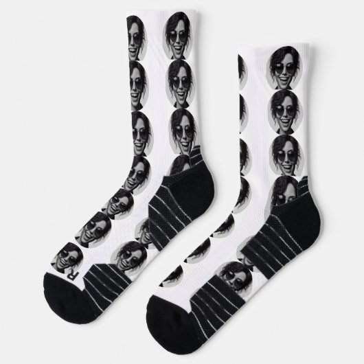 おもしろいカスタム顔フォトソックス ソックス (左)