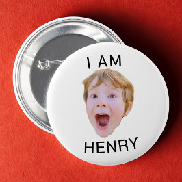 おもしろいカスタム顔ボタン誕生日パーティマッチング 缶バッジ