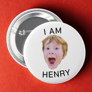 おもしろいカスタム顔ボタン誕生日パーティマッチング 缶バッジ