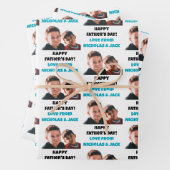 おもしろいカスタム顔写真父の日 ラッピングペーパーシート (インサイチュ)