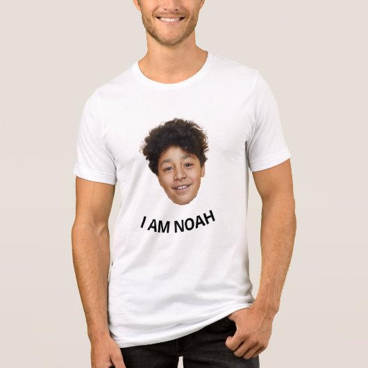 おもしろいカスタム顔誕生日 トライブレンドTシャツ (正面)