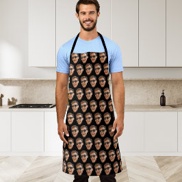 おもしろいカスタム顔 エプロン