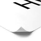 おもしろいカスタム顔 | 誕生日パーティーのマッチング ポスター (角)