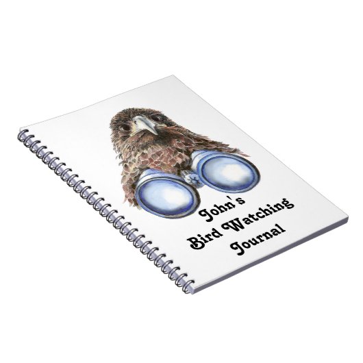 おもしろいカスタム鳥飼育日誌 ノートブック (右側)