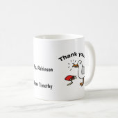 おもしろいカスタム、フライでシーガルを贈呈 コーヒーマグカップ (正面右)