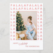 おもしろいカスタムFA LA LAダスティバラ赤面ピンク シーズンカード (正面)