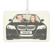 おもしろいカスタムPhoto Car Frame カーエアーフレッシュナー (裏面)