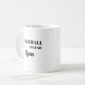 おもしろいカスタムPickleball Legend Name Gift コーヒーマグカップ (正面左)
