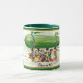 おもしろいカスタムSt patricks dayアイリッシュツェッペリンエアシップ マグカップ (中央)