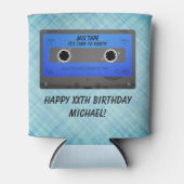 おもしろいカセットテープ誕生日パーティクーラーボックス 缶クーラー (正面)
