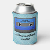 おもしろいカセットテープ誕生日パーティクーラーボックス 缶クーラー (缶裏面)