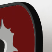 おもしろいカッコいいデザイン3 (3)穴パーソナライズされた ピックルボールラケット (左詳細)