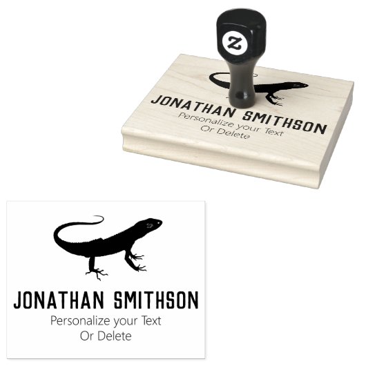 おもしろいカッコいいトカゲかわいい動物用文房具 ラバースタンプ (押印)