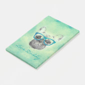 おもしろいカッコいいトレンディーフランスのヴィンテージ ポストイット (アングル)