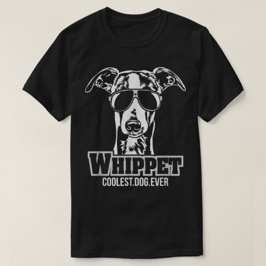 おもしろいカッコいいホイペット Tシャツ (デザイン正面)