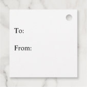 おもしろいカッコいい雪だるまスパークリスクリスマスツリーズブルー フェイバータグ (裏面)