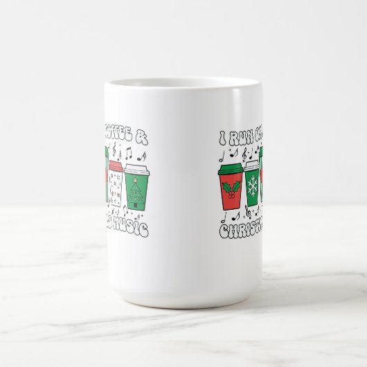 おもしろいカップのクリスマスコーヒーことわざフェスティバル コーヒーマグカップ (中央)