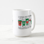 おもしろいカップのクリスマスコーヒーことわざフェスティバル コーヒーマグカップ (正面右)