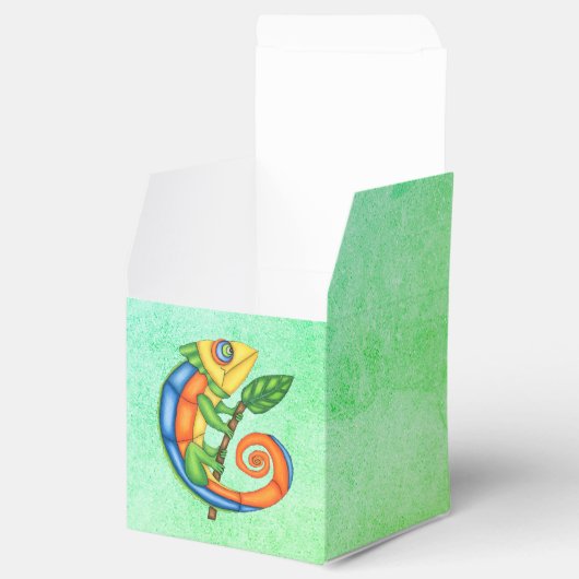 おもしろいカトリザードリーフブライトカラーズブルーグリーン フェイバーボックス (オープン)