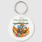 おもしろいカピバラ愛好家のギフト,かわいいカピバラ,wしない キーホルダー (正面)