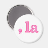 おもしろいカマラハリスピンクコンマラ マグネット (正面/裏面)