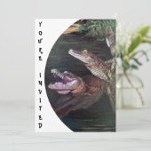 おもしろいカメの招待状 招待状 (スタンド正面)