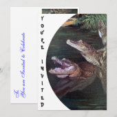 おもしろいカメの招待状 招待状 (正面/裏面)