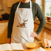おもしろいカモメ予測できな走ン動物 スタンダードエプロン