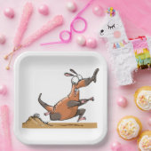 おもしろいカモメ予測できな走ン動物 ペーパープレート (パーティー)