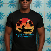 おもしろいカヤックのギフト、パパ・ママ愛好家 Tシャツ