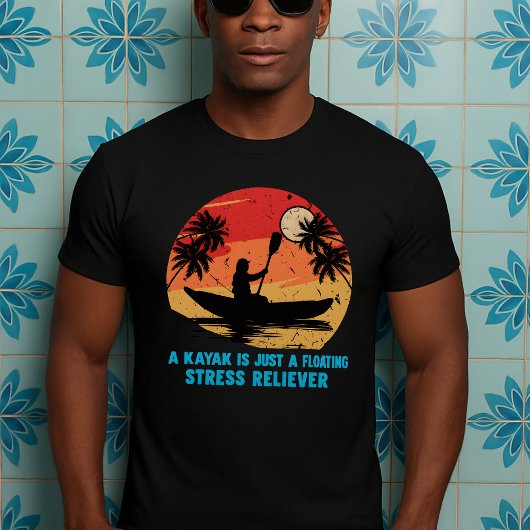 おもしろいカヤックのギフト、パパ・ママ愛好家 Tシャツ