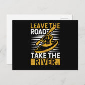 おもしろいカヤッ離れクカヤカーザ ポストカード (正面/裏面)