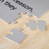 おもしろいカラス鳥霊アニマルユーモア引用文トーテム ジグソーパズル (側面)