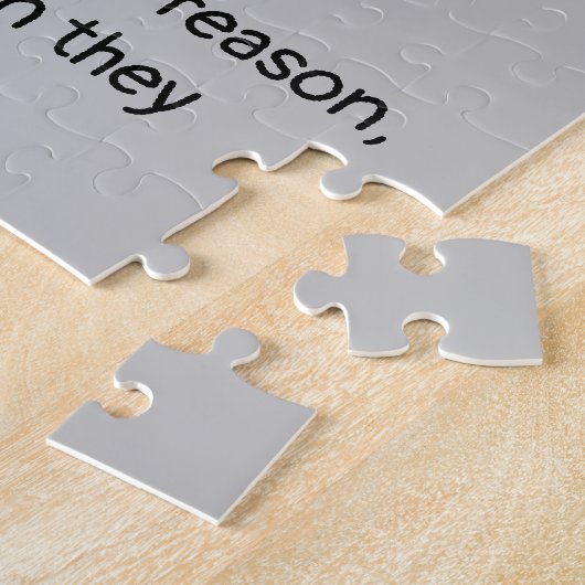 おもしろいカラス鳥霊アニマルユーモア引用文トーテム ジグソーパズル (側面)