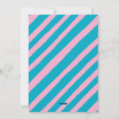 おもしろいカラフルが元気にクリスマス シーズンカード (裏面)