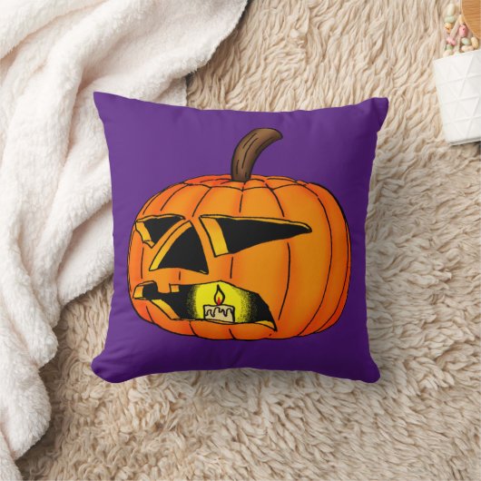 おもしろいカラフルとハロウィーン装飾用クッション クッション (ブランケット)