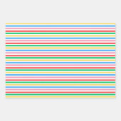 おもしろいカラフルとブライトメリークリスマスホリデー3 ラッピングペーパーシート (正面2)