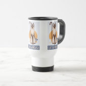 おもしろいカラフルとマウス トラベルマグ (正面右)