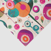 おもしろいカラフルと円ティッシュペーパー 薄葉紙 (詳細)