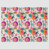 おもしろいカラフルと円ティッシュペーパー 薄葉紙 (正面)