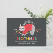おもしろいカラフルのクリスマス シーズンカード (スタンド正面)
