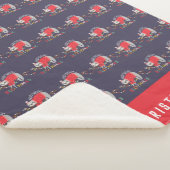 おもしろいカラフルの休日モダンのクリスマス シェルパブランケット (3/4)